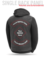 Kent Men's Motorcycle Leather Vest and Hoodie - First Manufacturing Company - Flyclothing LLC