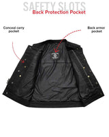 Desperado Men's Motorcycle Twill Jacket - First Manufacturing Company - Flyclothing LLC