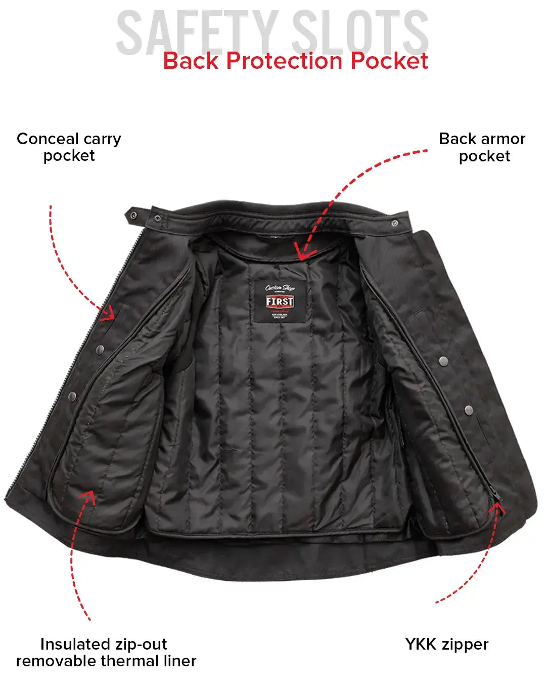 Monarch Women's Cordura Jacket - First Manufacturing Company - Flyclothing LLC