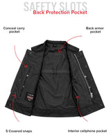 Jessica Moto Mesh Women's Motorcycle Vest - First Manufacturing Company - Flyclothing LLC