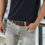 Kairo Brown Leather Belt