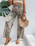 Printed Wide Leg Pants - Trendsi - Flyclothing LLC