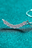 1.4 Carat Moissanite 925 Sterling Silver Necklace - Trendsi - Flyclothing LLC