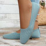 Square Toe Slip-Ons - Trendsi - Flyclothing LLC