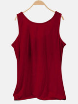 Scoop Neck Wide Strap Tank - Trendsi - Flyclothing LLC