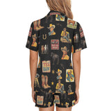 Baha Ranch Vintage Cowboy Collage Western Pajama Set - Baha Ranch Western Wear - Flyclothing LLC