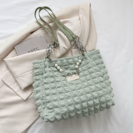 Cloud Puffy Polyester Tote Bag - Trendsi