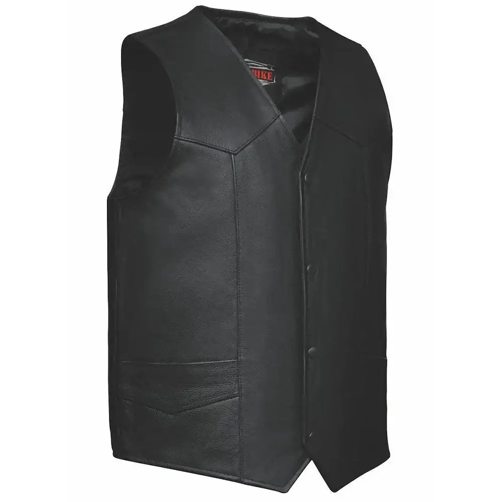 Cattleman - Mens Premium Leather Vest - Unik Just for Bikers - Flyclothing LLC