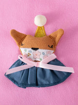 Children's Fox Applique Tulle Layered Dress - Trendsi - Flyclothing LLC