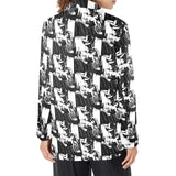 Baha Ranch Black White Cowboy Women's Western Blazer