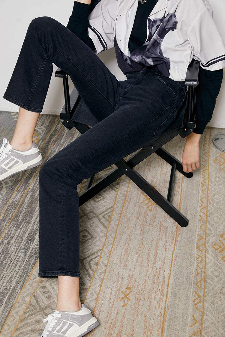 Activity Grrrl High Rise Kick Crop Jeans HJ017 - Hey Joanie - Flyclothing LLC