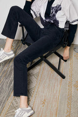 Activity Grrrl High Rise Kick Crop Jeans HJ017 - Hey Joanie - Flyclothing LLC