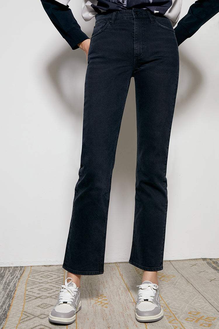 Activity Grrrl High Rise Kick Crop Jeans HJ017 - Hey Joanie - Flyclothing LLC