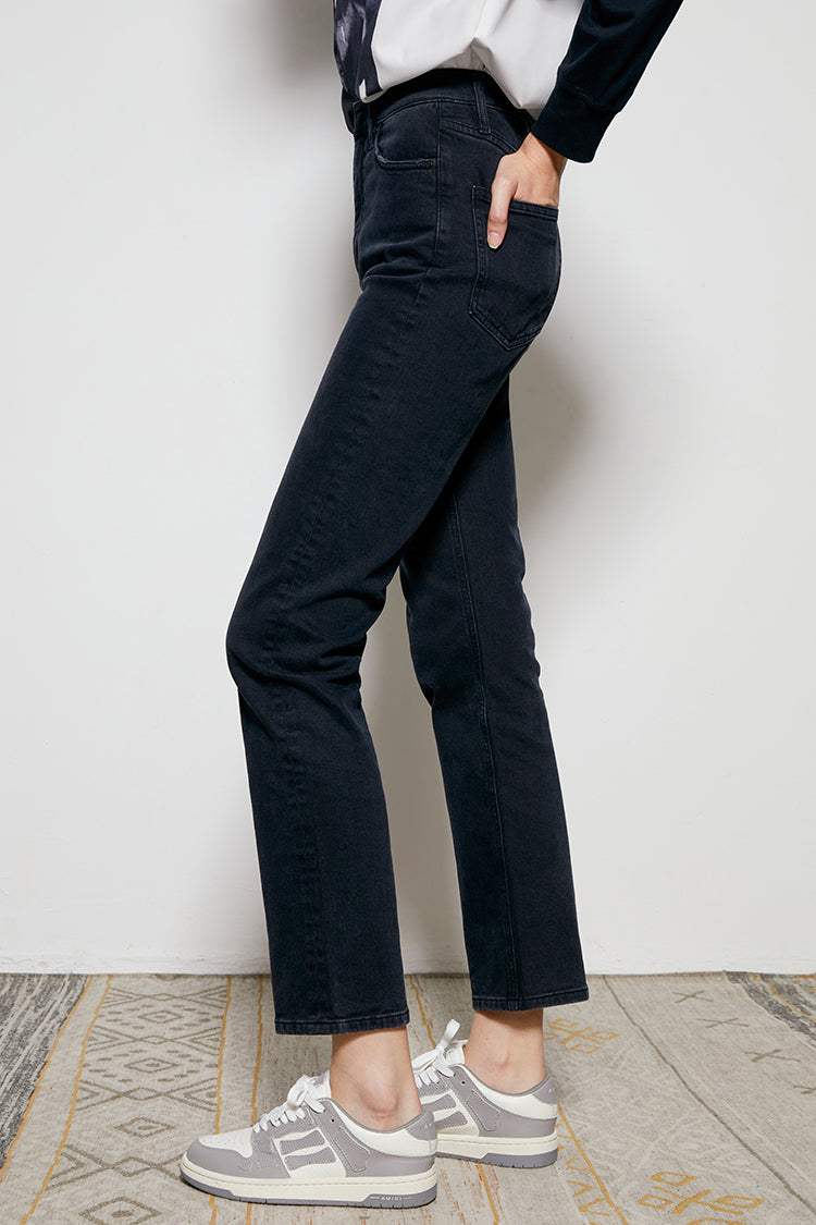 Activity Grrrl High Rise Kick Crop Jeans HJ017 - Hey Joanie - Flyclothing LLC