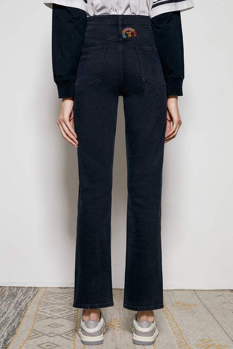 Activity Grrrl High Rise Kick Crop Jeans HJ017 - Hey Joanie - Flyclothing LLC