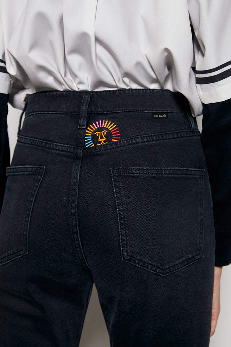 Activity Grrrl High Rise Kick Crop Jeans HJ017 - Hey Joanie - Flyclothing LLC