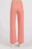 Mittoshop Twill Patch Pocket High Rise Wide Leg Pants - Trendsi
