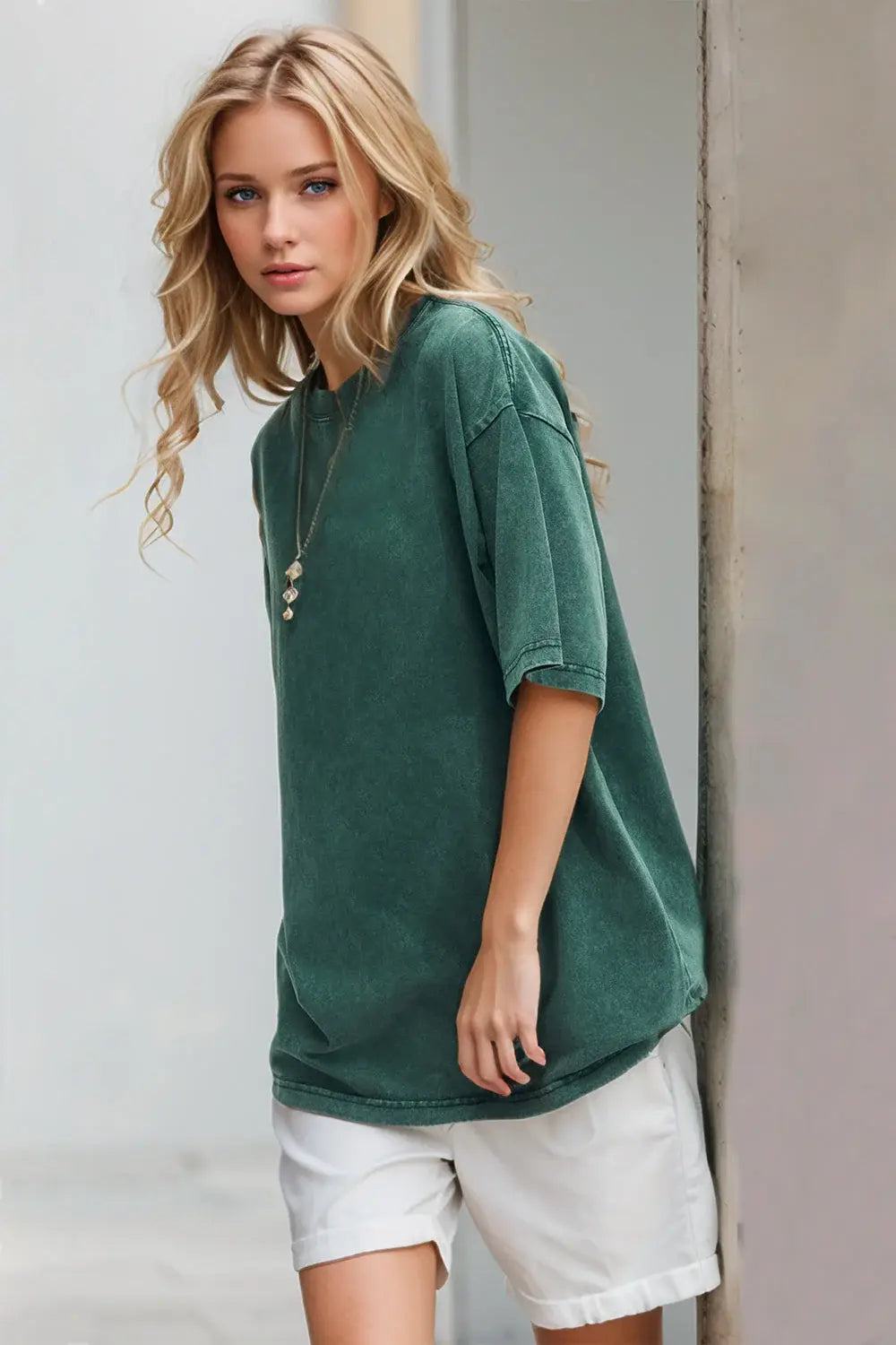 Basic Bae Round Neck Half Sleeve T-Shirt - ShopBasicbae - Flyclothing LLC