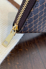 PU Leather Plaid Wallet - Trendsi