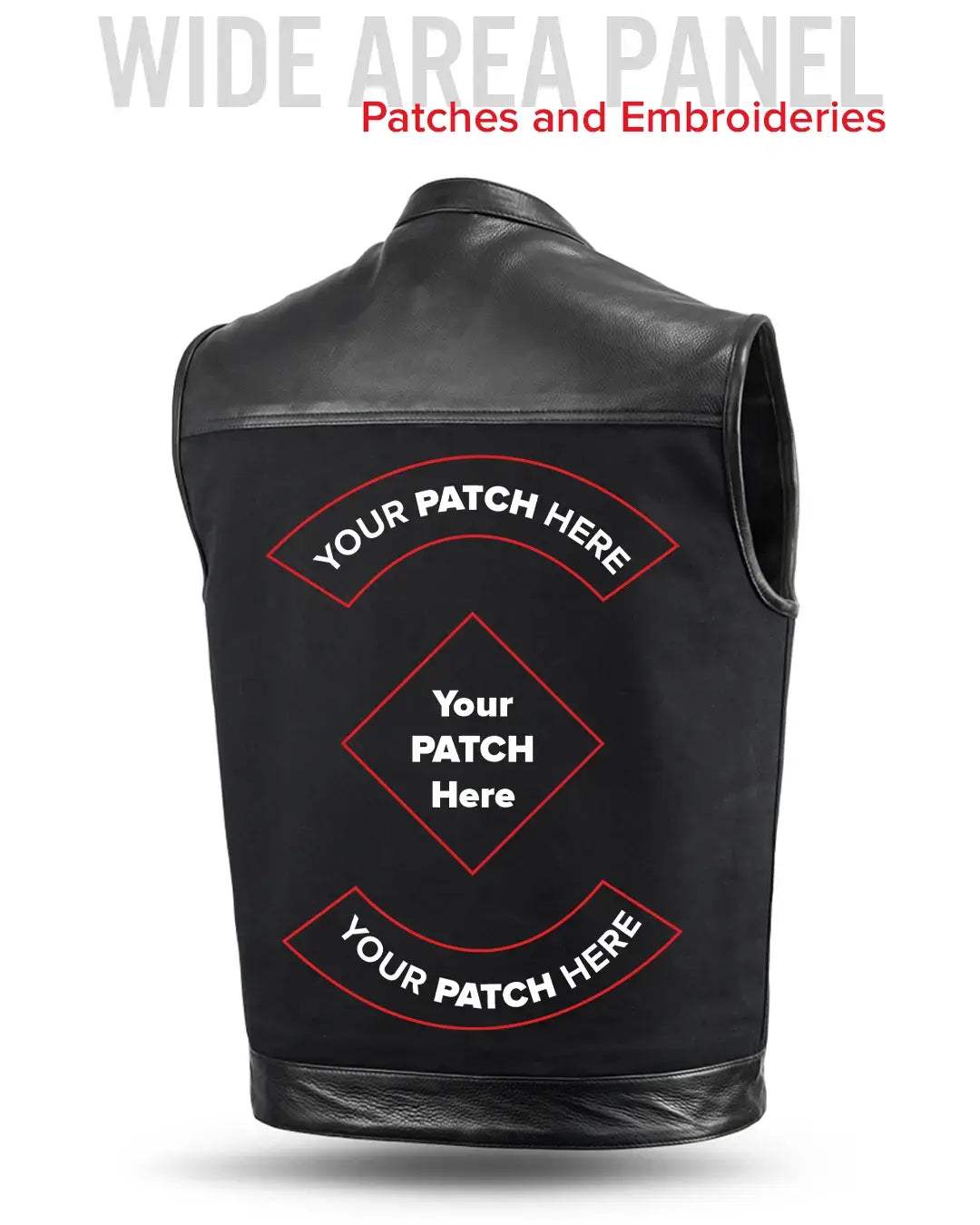 49/51 Vest Motorcycle Leather Canvas Vest - First Manufacturing Company - Flyclothing LLC