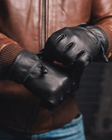 Ranch Men's Motorcycle Leather Gloves - First Manufacturing Company - Flyclothing LLC