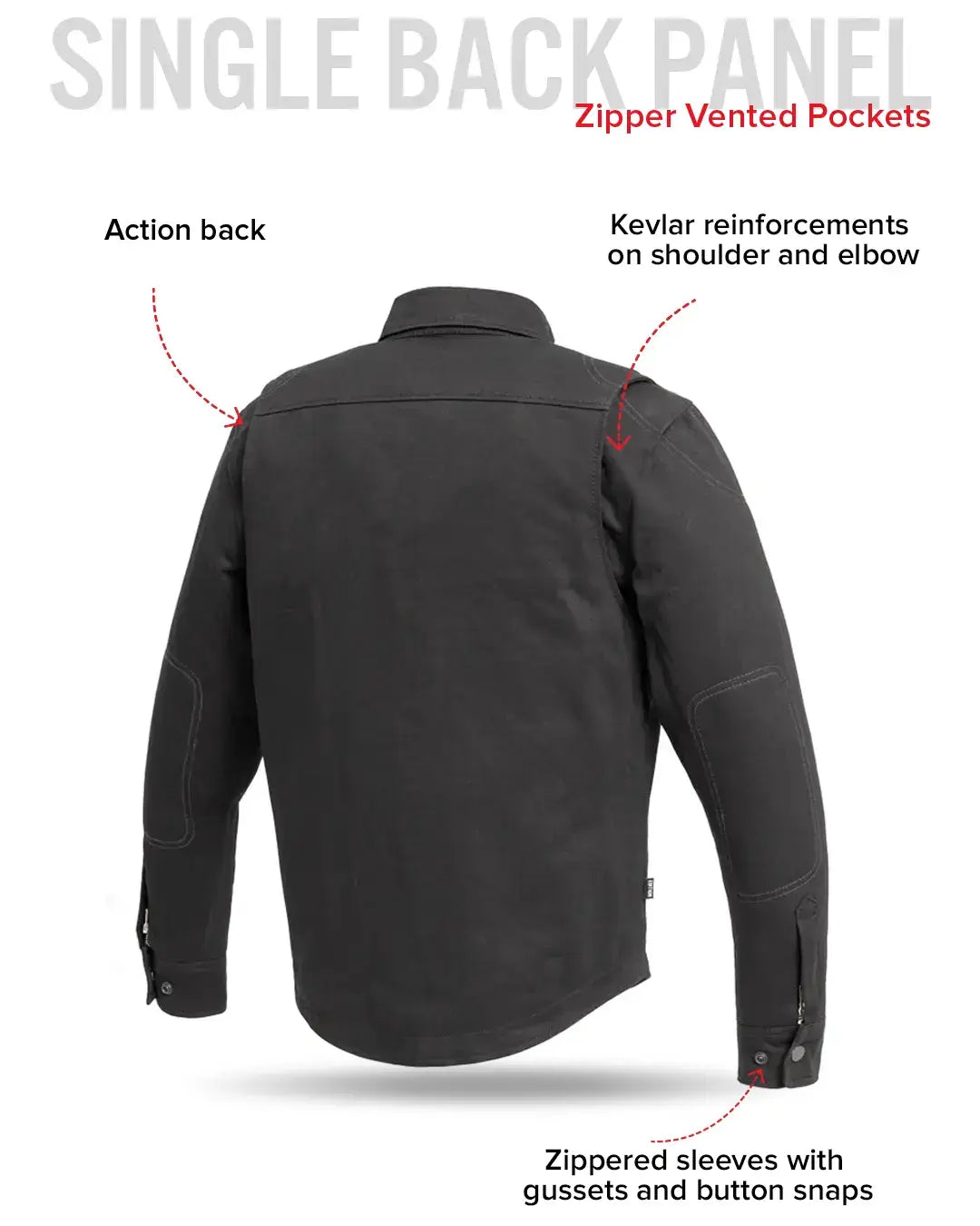 Dagger Motorcycle Twill Shirt - First Manufacturing Company - Flyclothing LLC