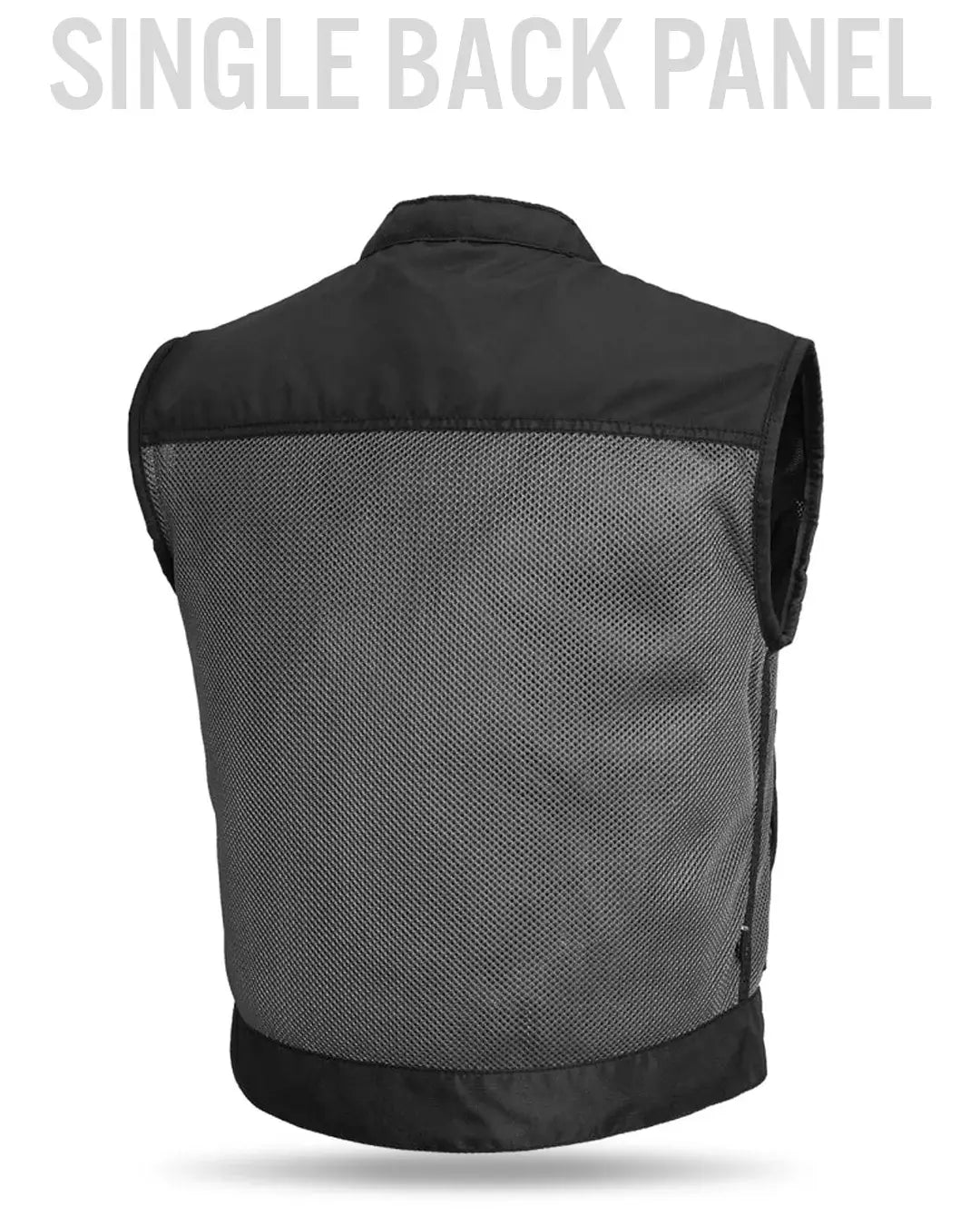 Lowrider Moto Mesh Men's Motorcycle Vest - First Manufacturing Company - Flyclothing LLC