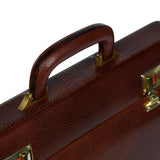 Rich Brown Office Suitcase - Classy Leather Bags - Flyclothing LLC