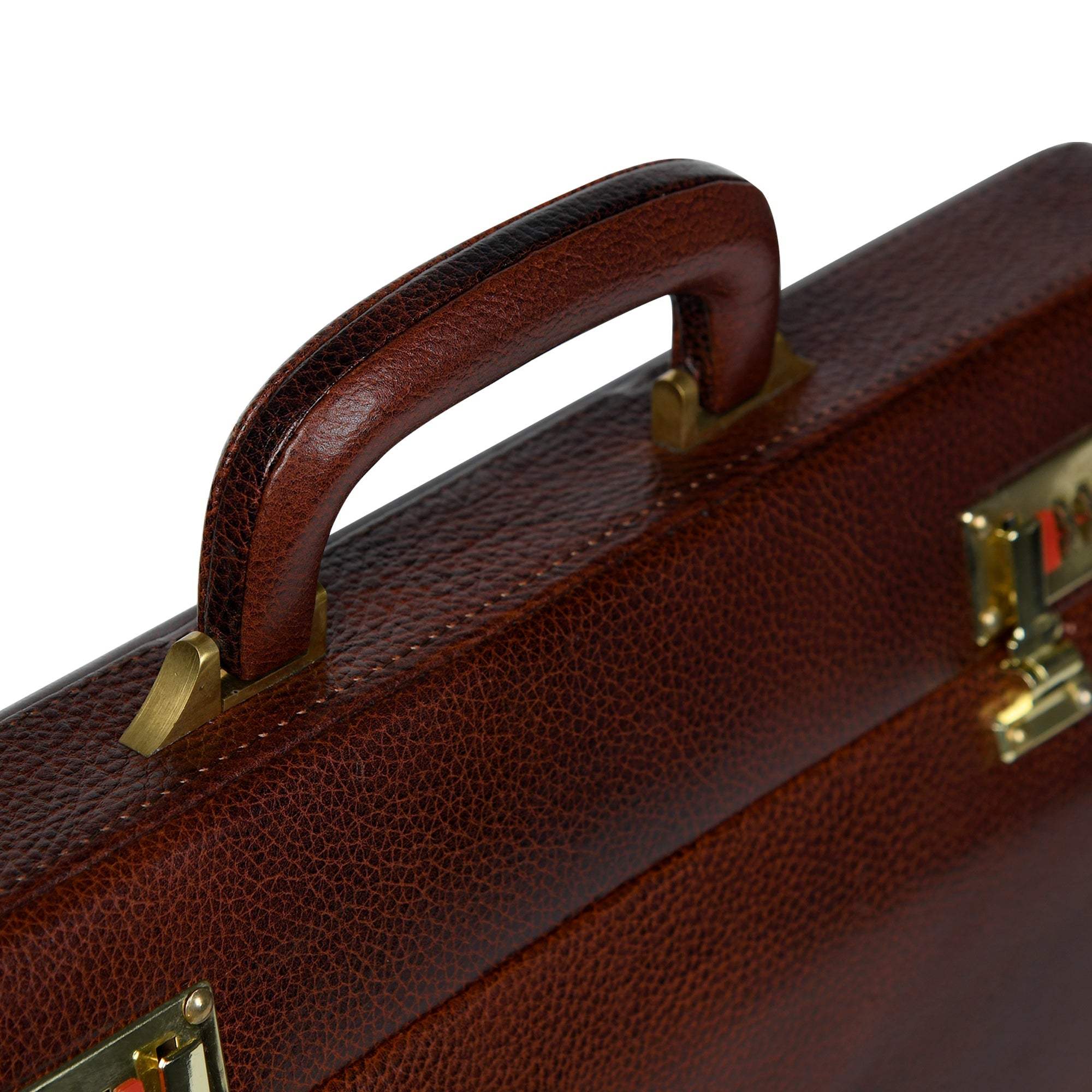 Rich Brown Office Suitcase - Classy Leather Bags - Flyclothing LLC