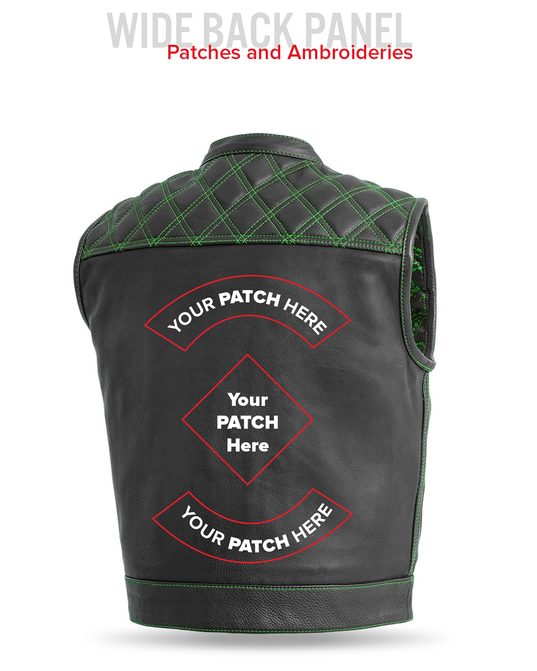 Upside Men's Club Style Leather Vest