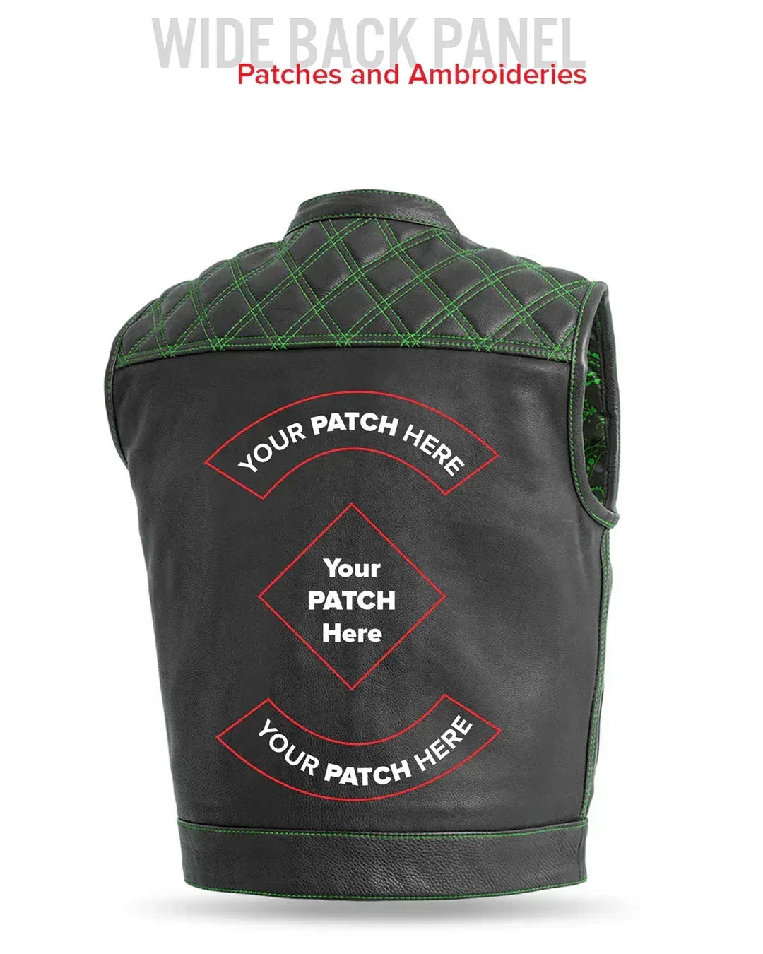 Upside Men's Club Style Leather Vest