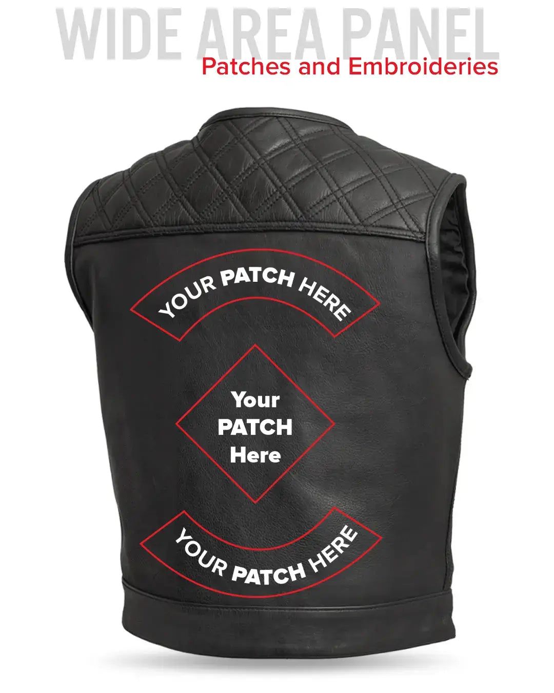 Shell Shock Men's Motorcycle Leather Vest (limited edition) - First Manufacturing Company - Flyclothing LLC