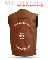 Dust Devil Men's Motorcycle Leather Vest (limited edition) - First Manufacturing Company - Flyclothing LLC