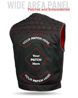 Hornet Moto Mesh Men's Club Style Vest - First Manufacturing Company - Flyclothing LLC