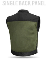 Lowrider Moto Mesh Men's Motorcycle Vest - First Manufacturing Company - Flyclothing LLC