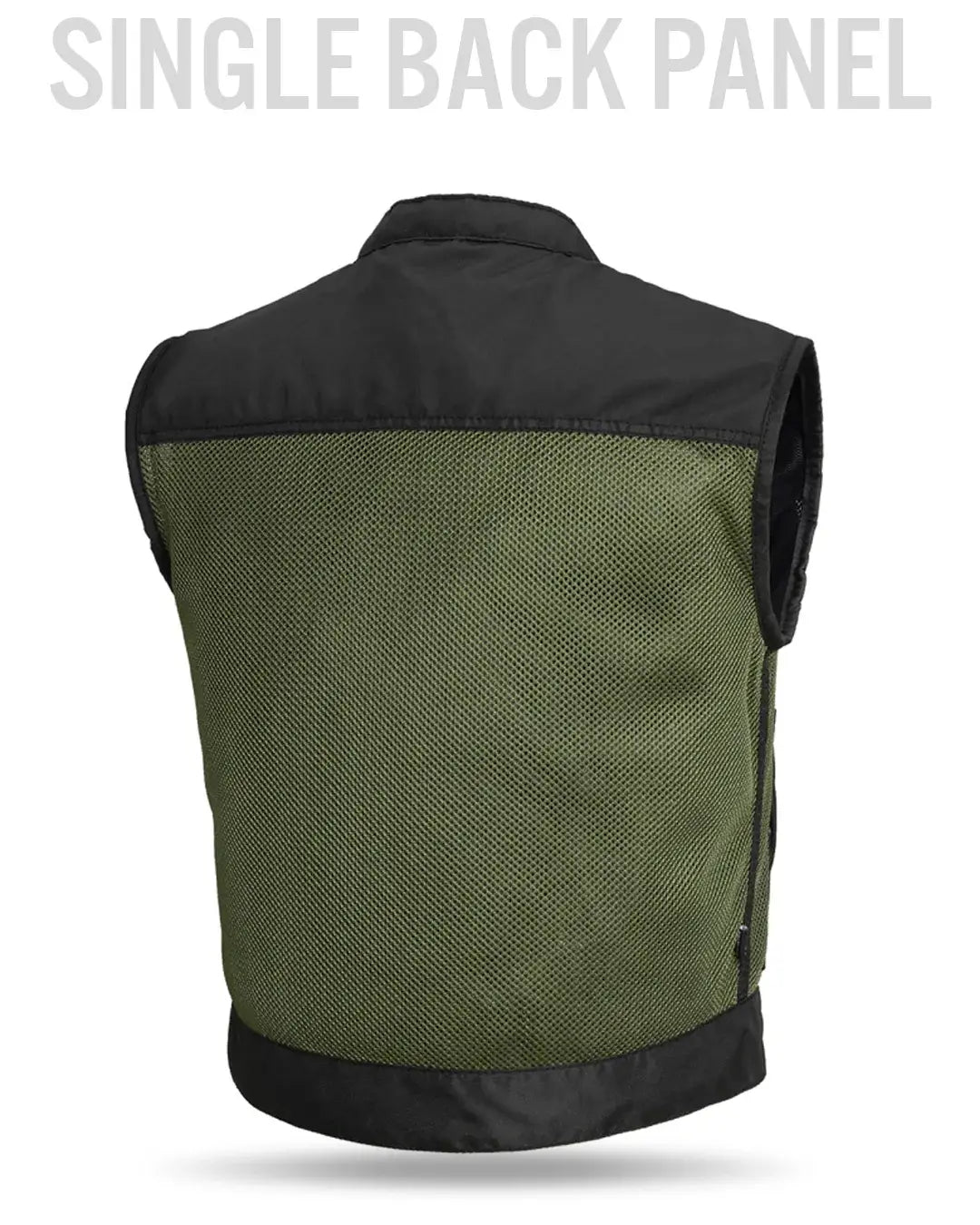 Lowrider Moto Mesh Men's Motorcycle Vest - First Manufacturing Company - Flyclothing LLC