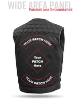 Lowside Hornet Moto Mesh Men's Club Style Vest - First Manufacturing Company - Flyclothing LLC