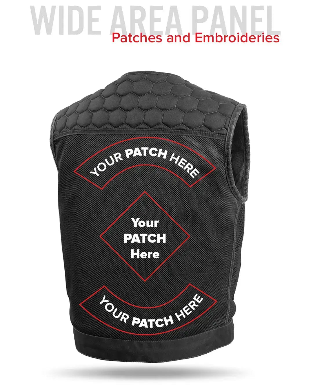 Lowside Hornet Moto Mesh Men's Club Style Vest - First Manufacturing Company - Flyclothing LLC