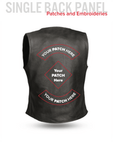Honey Badger Women's Motorcycle Leather Vest - First Manufacturing Company - Flyclothing LLC