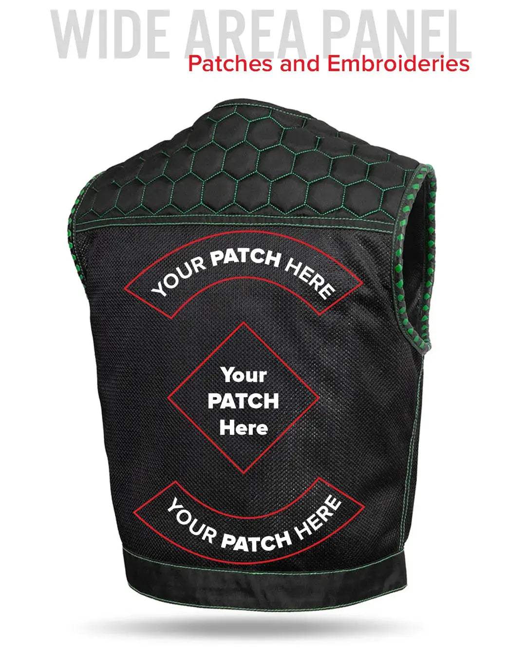 Lowside Hornet Moto Mesh Men's Club Style Vest - First Manufacturing Company - Flyclothing LLC