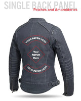 Jada - Women's Thunder Denim Jacket - First Manufacturing Company - Flyclothing LLC