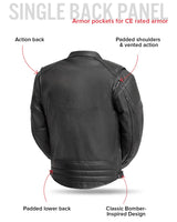 Chaos - Men's Leather Motorcycle Jacket - First Manufacturing Company - Flyclothing LLC