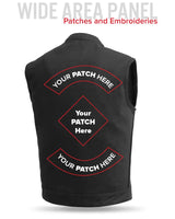 Havoc Men's Motorcycle Twill Vest - First Manufacturing Company - Flyclothing LLC