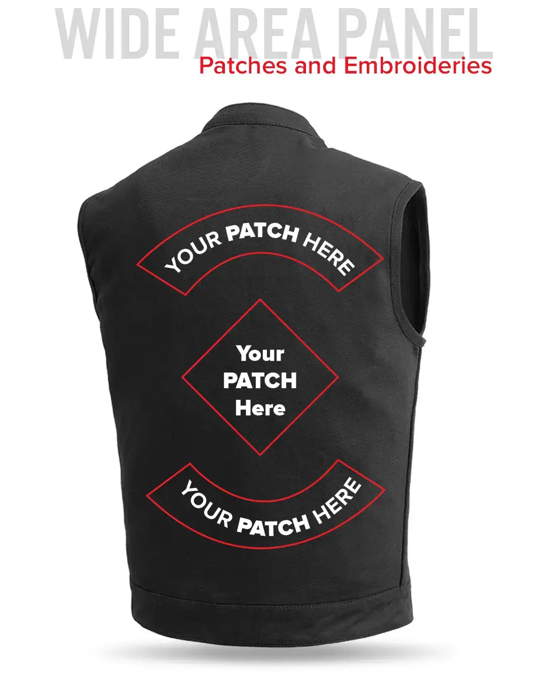 Havoc Men's Motorcycle Twill Vest - First Manufacturing Company - Flyclothing LLC