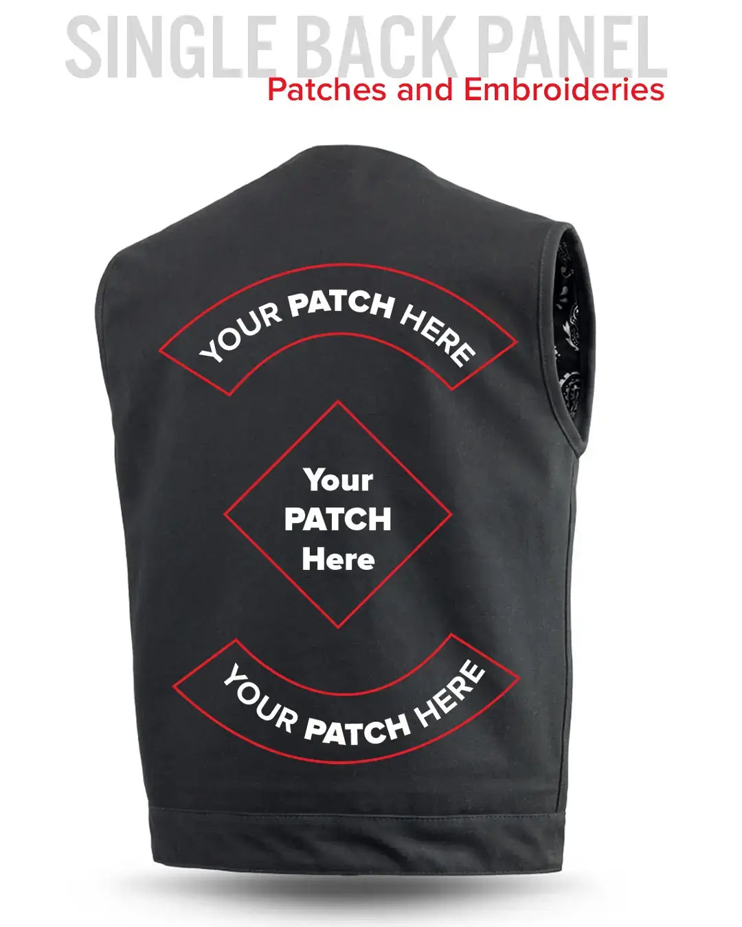 Fairfax V2 Men's Motorcycle Canvas Vest - First Manufacturing Company - Flyclothing LLC