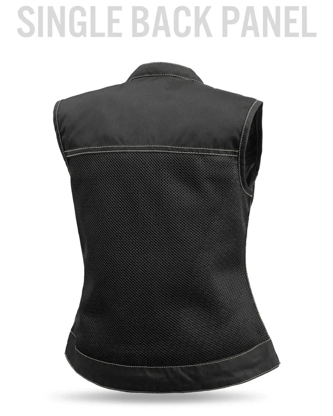 Jessica Moto Mesh Women's Motorcycle Vest - First Manufacturing Company - Flyclothing LLC