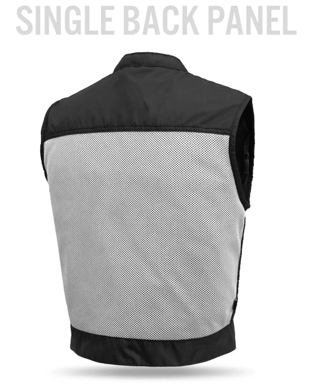Lowrider Moto Mesh Men's Motorcycle Vest - First Manufacturing Company - Flyclothing LLC
