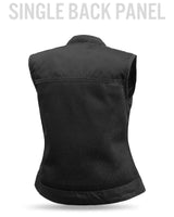 Jessica Moto Mesh Women's Motorcycle Vest - First Manufacturing Company - Flyclothing LLC