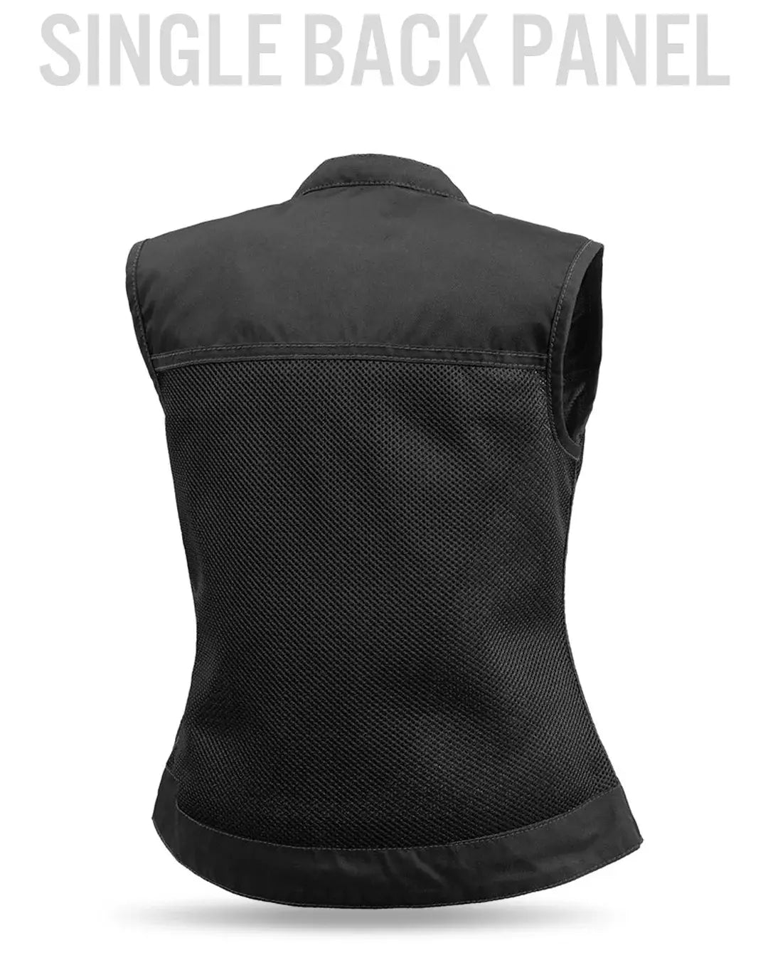 Jessica Moto Mesh Women's Motorcycle Vest - First Manufacturing Company - Flyclothing LLC
