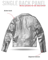 Deirdre - Women's BHBR Motorcycle Leather Jacket - First Manufacturing Company - Flyclothing LLC